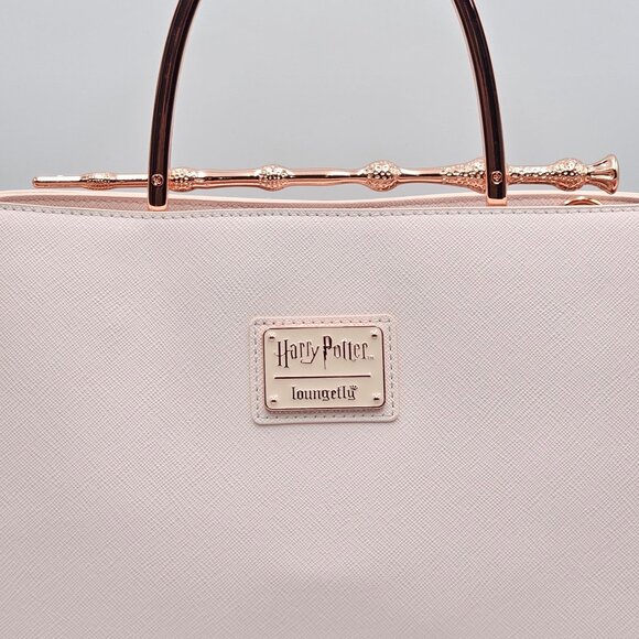 Loungefly Harry Potter Deathly Hollows Elder Wand Rose Gold Crossbody Handbag main image 5
